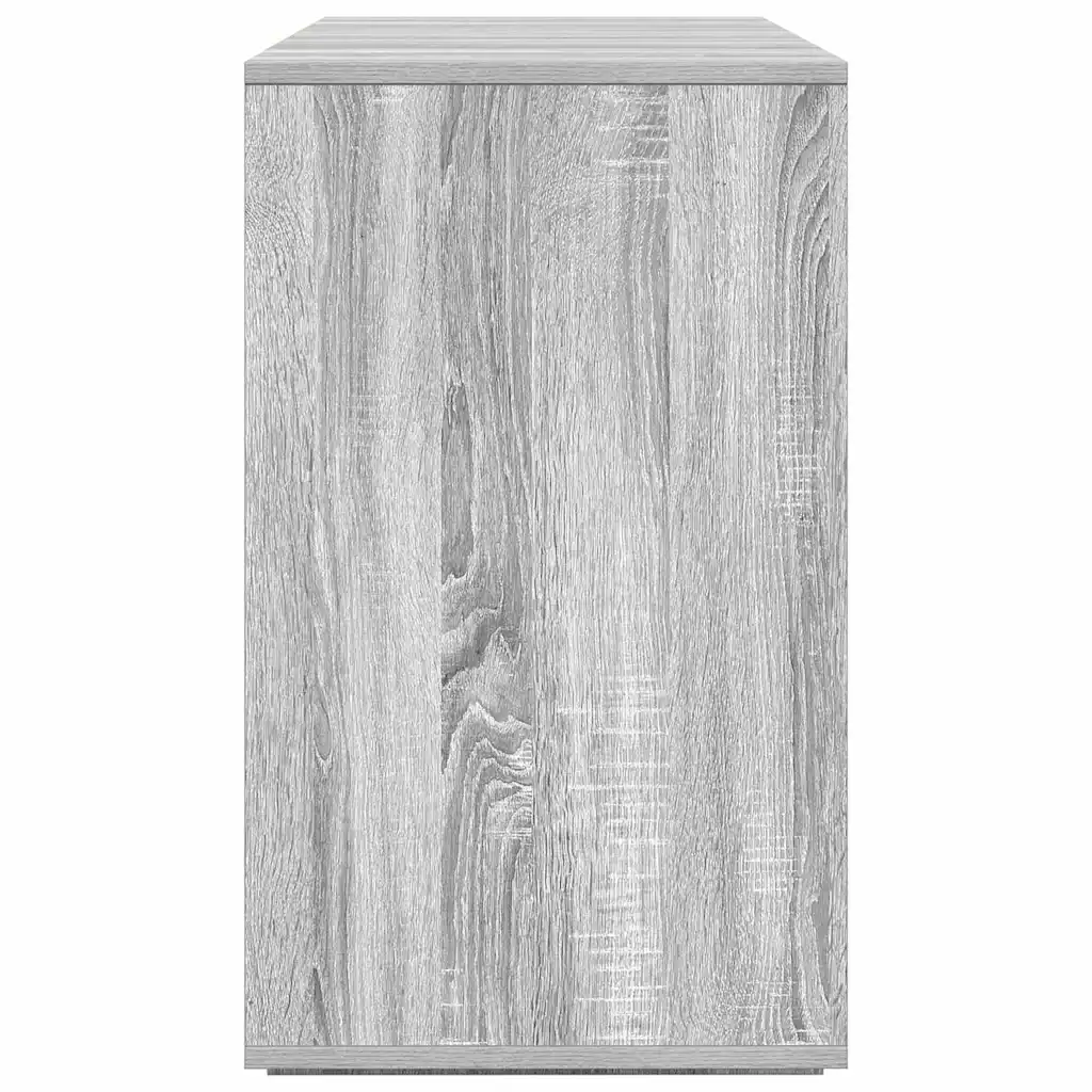 Hall sonoma tehispuidust kredents 4 uksega, 120 x 41 x 75 cm