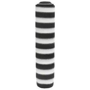 Privaatsusvõrk rõdule ja aeda, antratsiithall-valge HDPE, 1,8 x 25 m, 195 g/m²