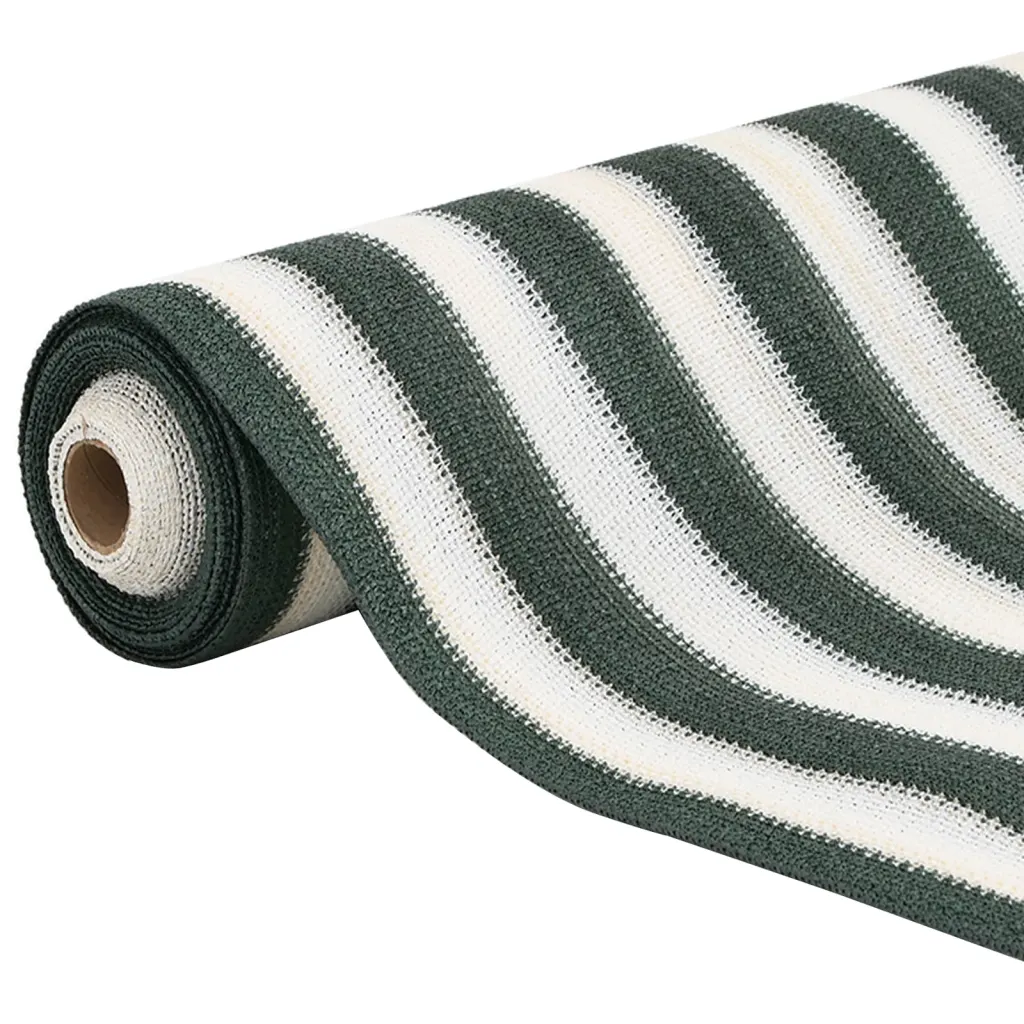 HDPE privaatsusvõrk rõdule ja aeda, roheline-valge, 2 x 10 m, 150 g/m²