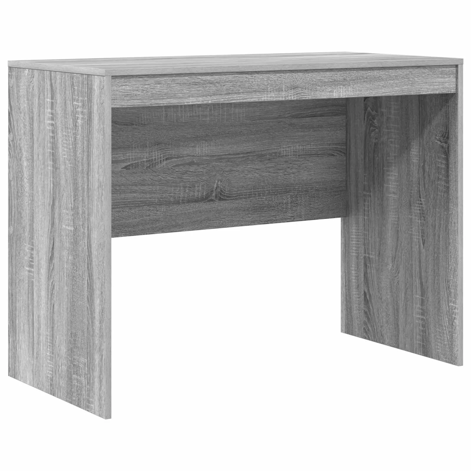 Kirjutuslaud ja kõrge kapp 2 sahtliga, hall sonoma, 145,5 x 50 x 127 cm, komplekt