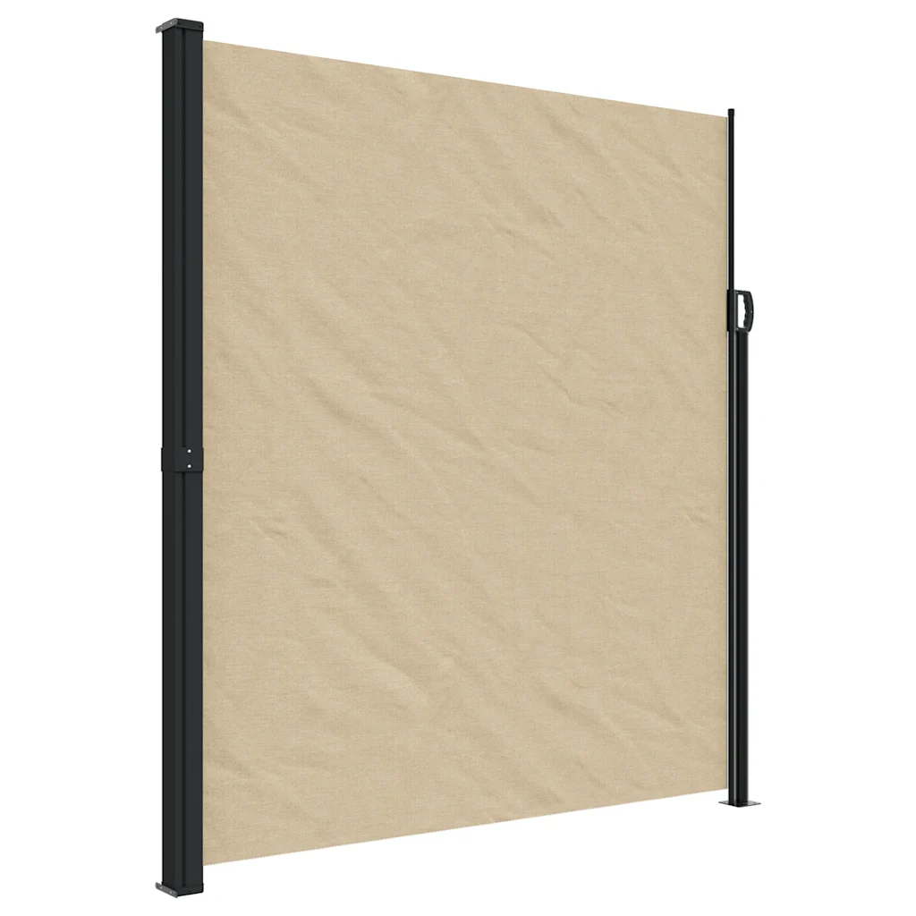 Lahtikeritav terrassi privaatsussein, beež, 220 x 600 cm
