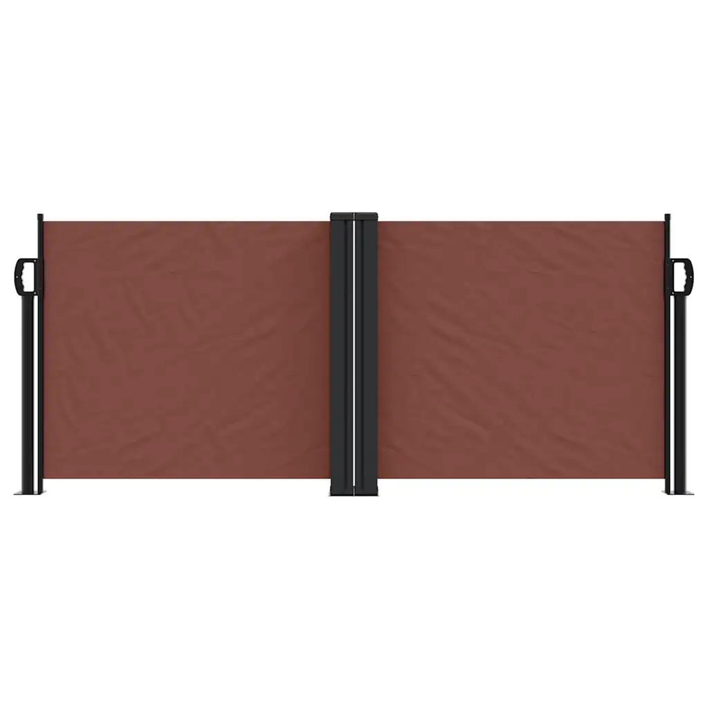 Lahtikeritav terrassi privaatsussein, pruun, vee- ja UV-kindel, 100 x 1000 cm