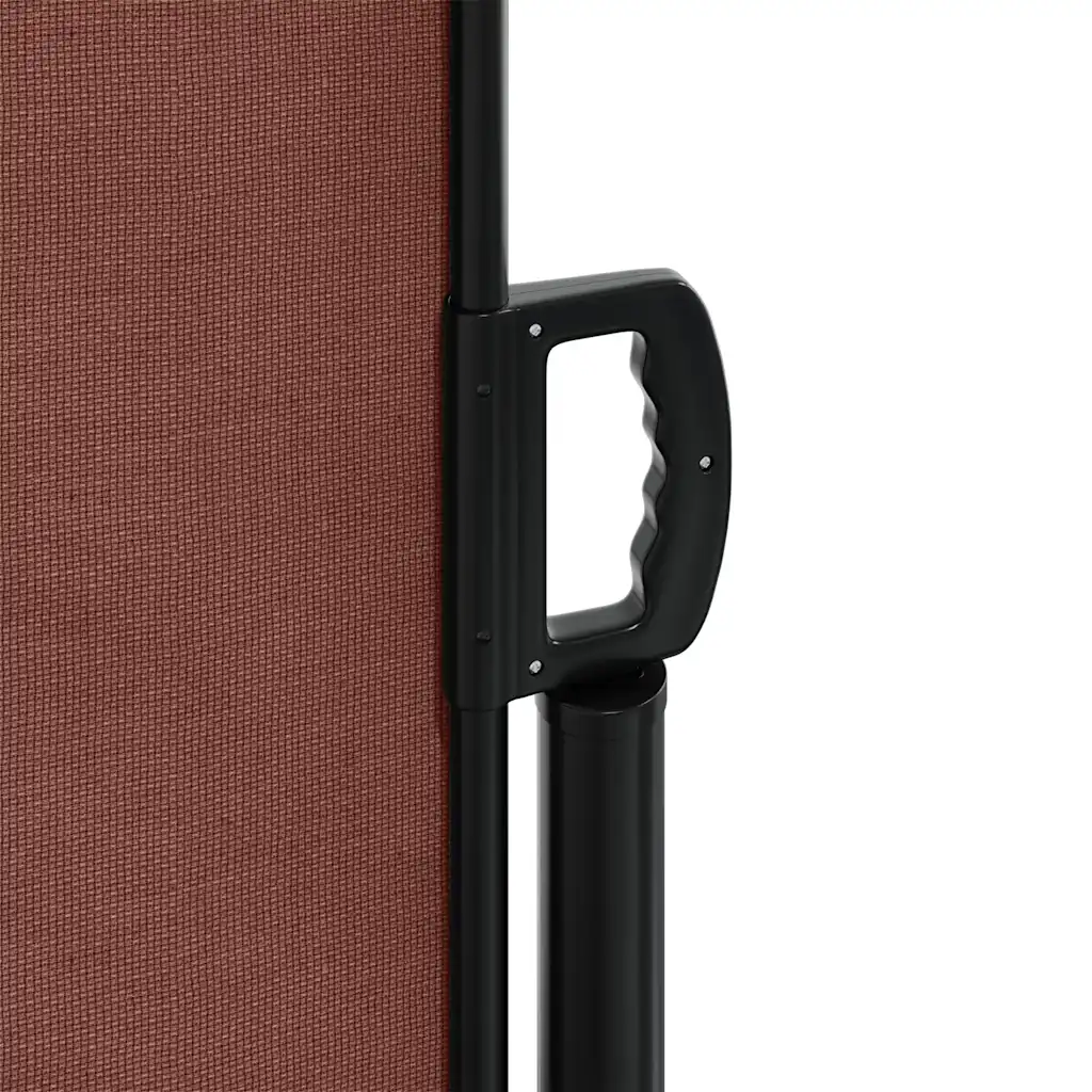 Lahtikeritav terrassi privaatsussein, pruun, vee- ja UV-kindel, 100 x 1000 cm