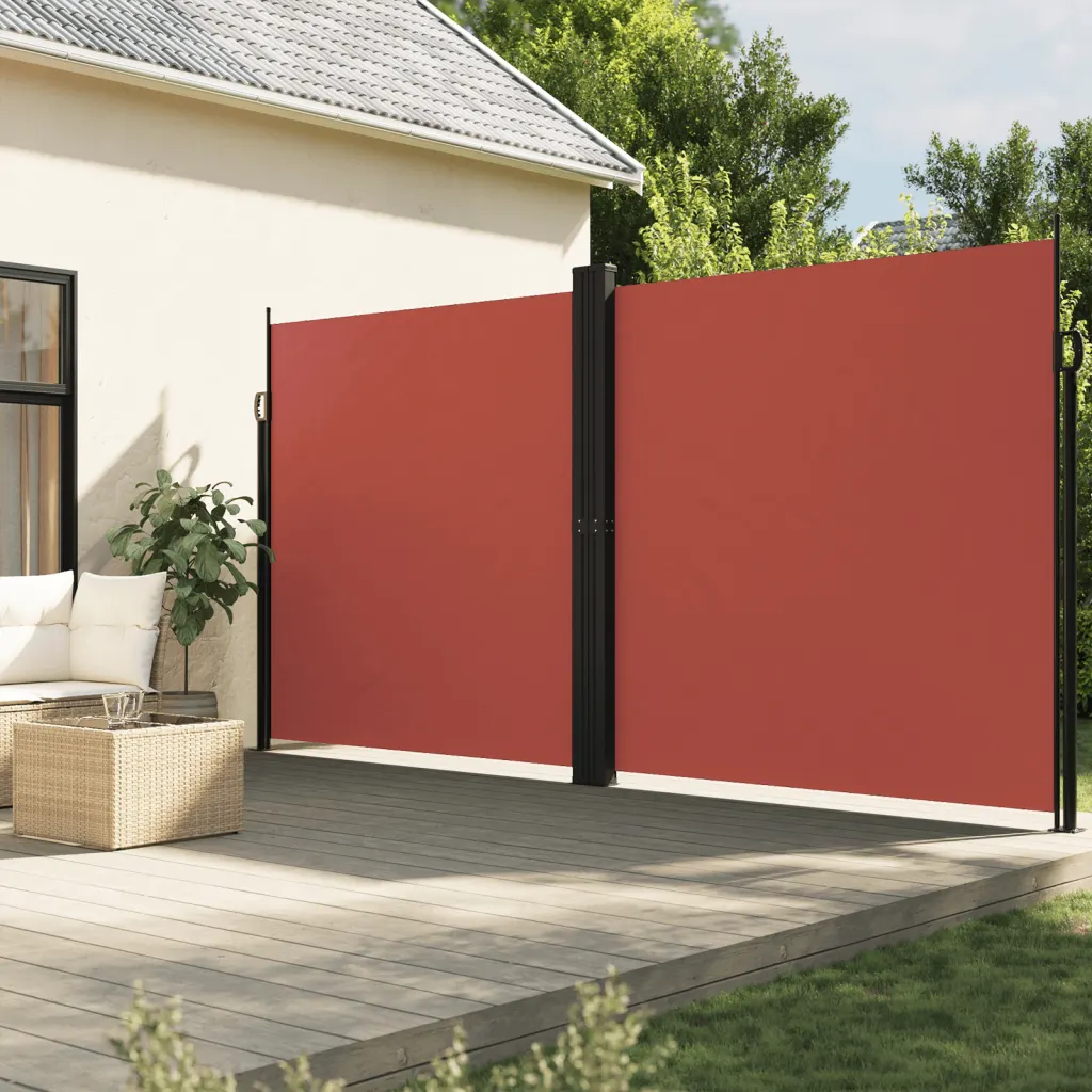 Lahtikeritav terrassi privaatsussein terrakota, 220 x 1000 cm