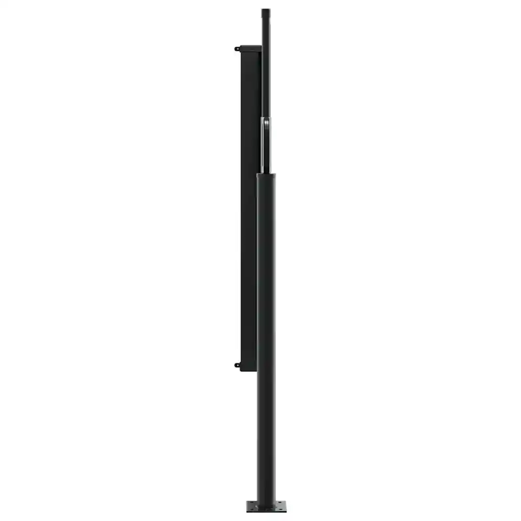 Lahtirullitav terrassi privaatsussein, must, 100 x 300 cm
