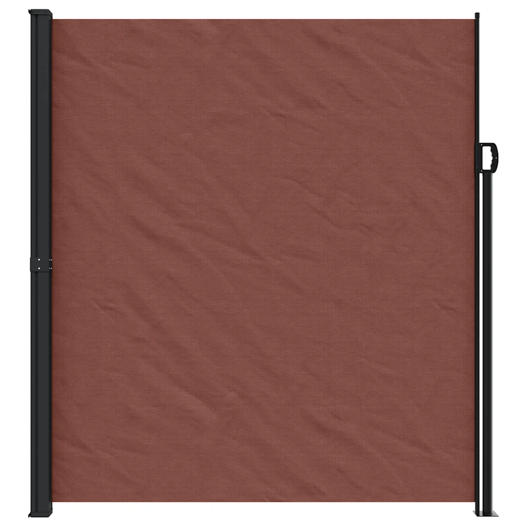Lahtitõmmatav terrassi privaatsussein, pruun, 220 x 500 cm