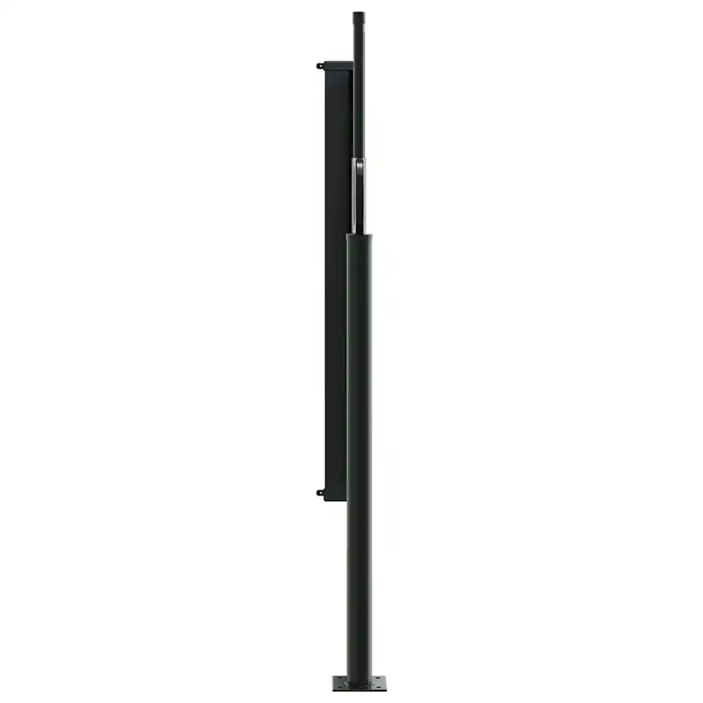Lahtitõmmatav terrassi privaatsussein, valge, 120 x 500 cm