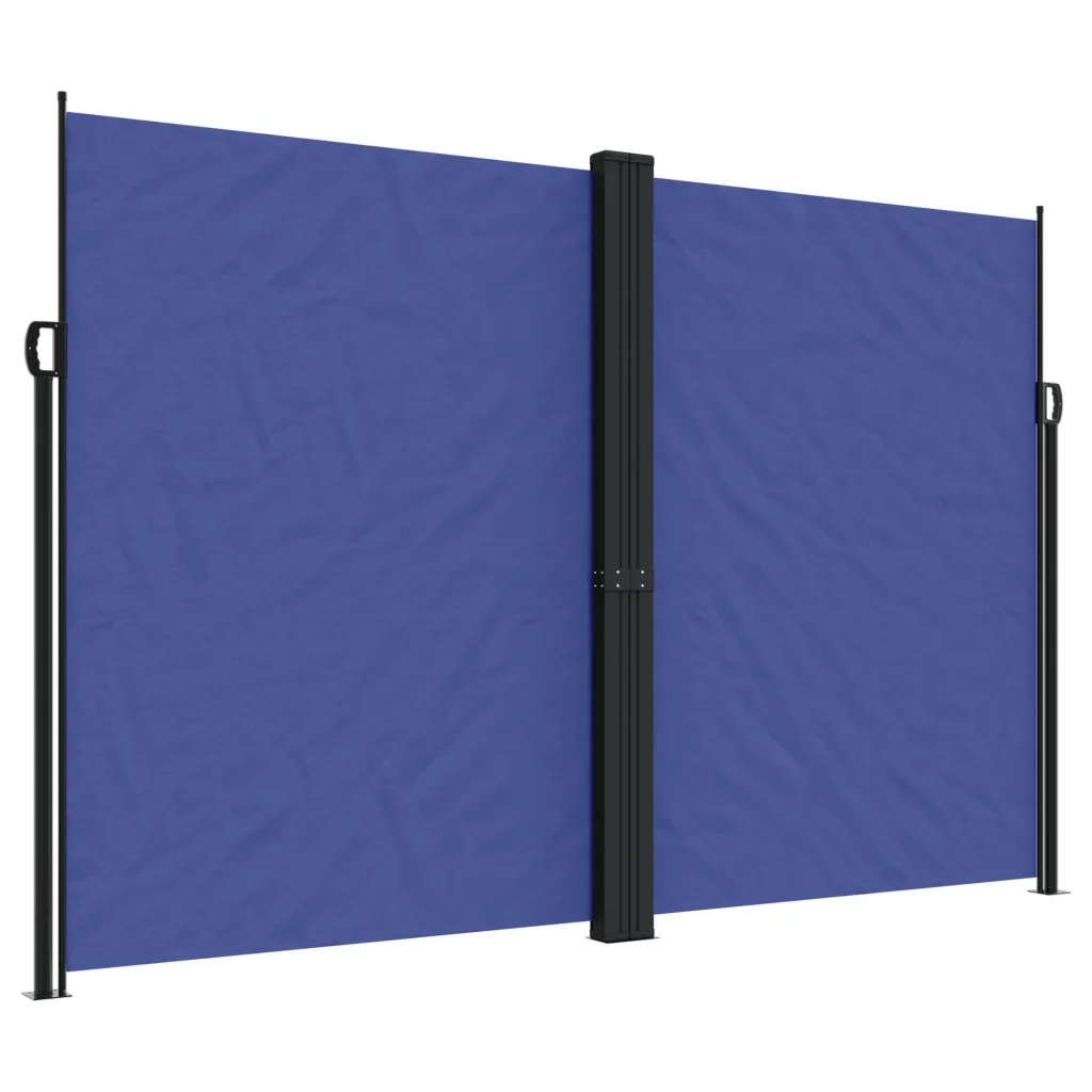 Lahtitõmmatav terrassi privaatsussein, sinine, 220 x 1200 cm