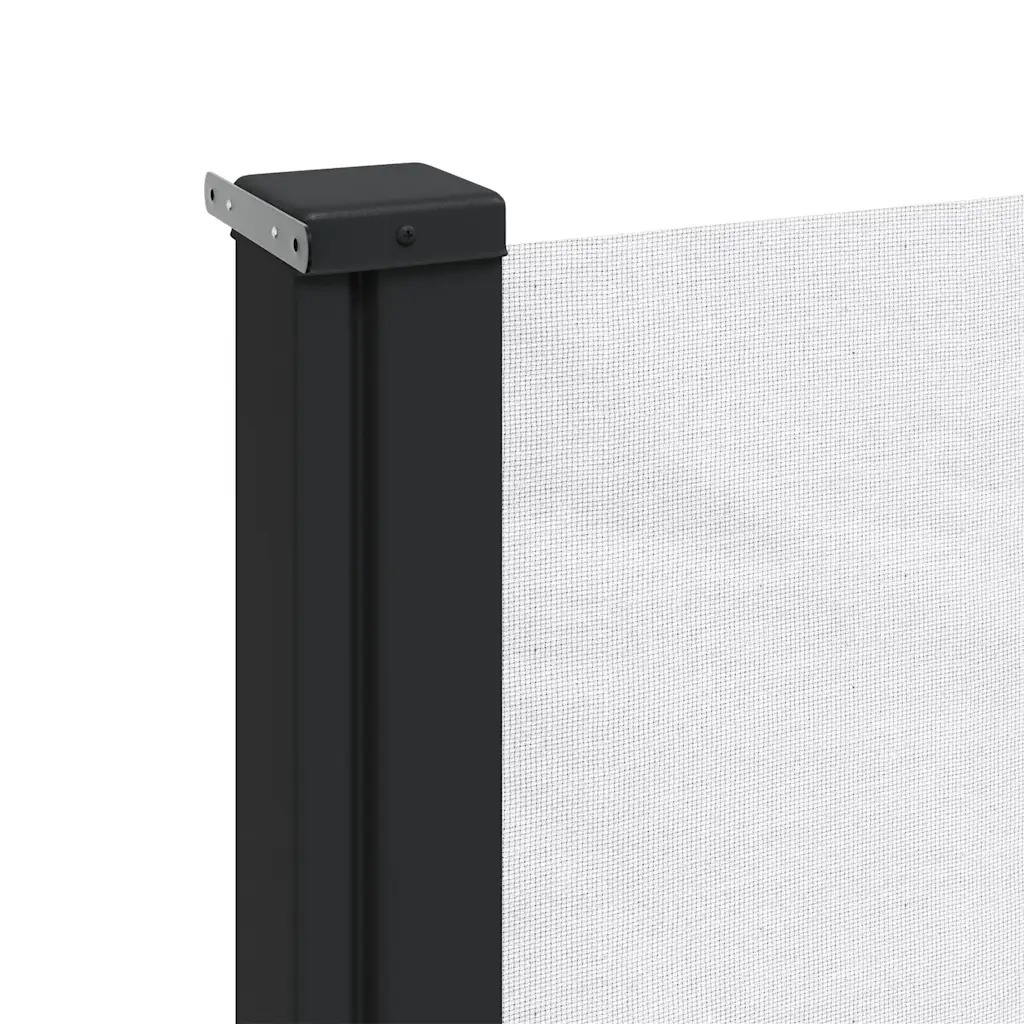 Lahtitõmmatav terrassi privaatsussein, valge, vee- ja UV-kindel, 220 x 500 cm