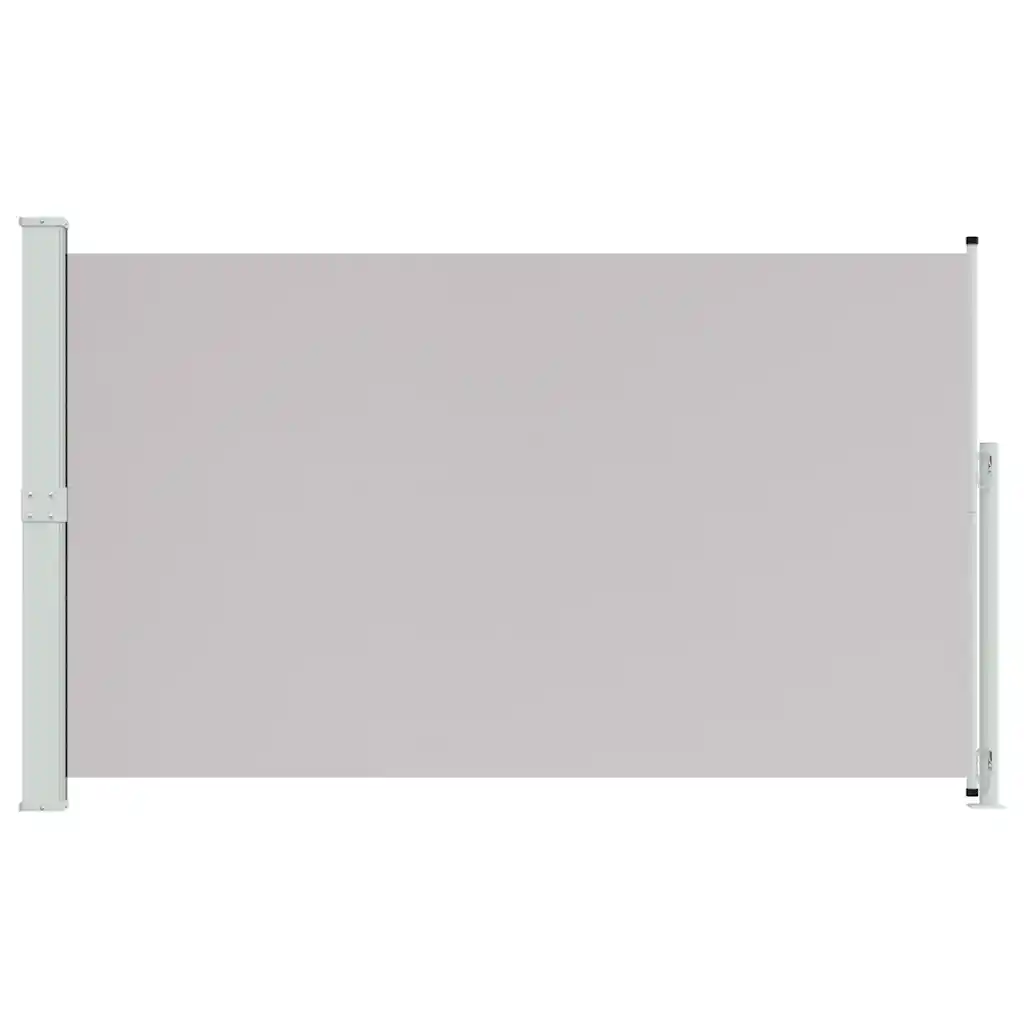 Lahtitõmmatav terrassisirm privaatsuse ja tuulekaitsega, hall, 180 x 300 cm