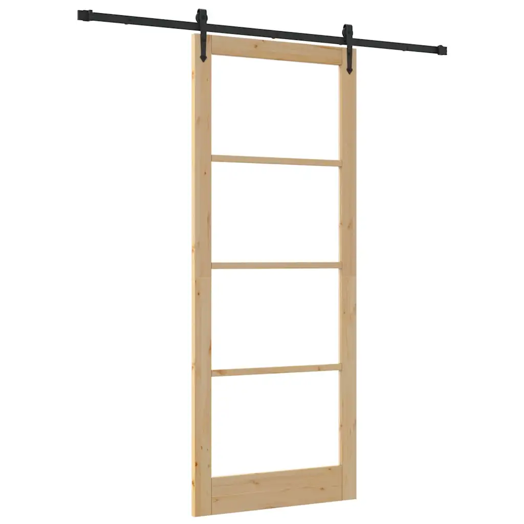 Männipuidust ja klaasiga liuguks Orkdal, neutraalne, 93 x 232 cm
