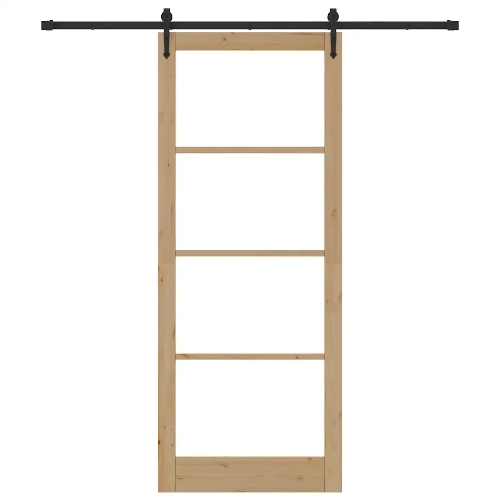 Männipuidust ja klaasiga liuguks Orkdal, neutraalne, 93 x 232 cm