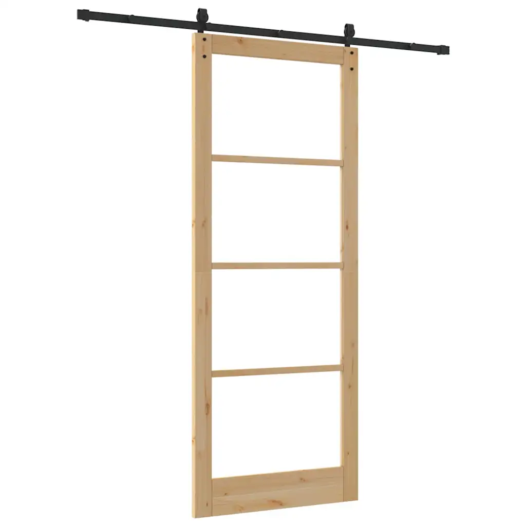 Männipuidust ja klaasiga liuguks Orkdal, neutraalne, 93 x 232 cm