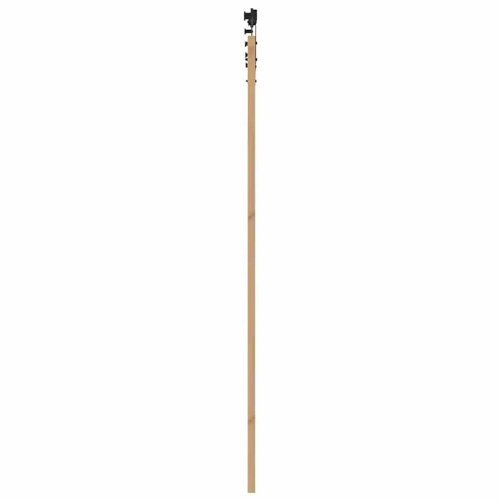 Männipuidust ja klaasist liugukse komplekt, neutraalne, 93 x 232 cm