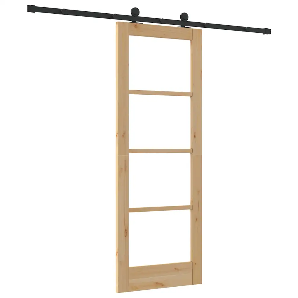 Männipuidust ja klaasist liuguks Orkdal, neutraalne, 73,5 x 198,5 cm
