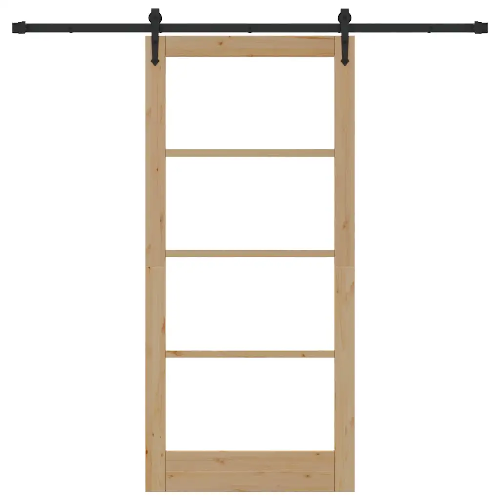 Liuguks ORKDAL männipuidust ja klaasiga, neutraalne, 93 x 202 cm