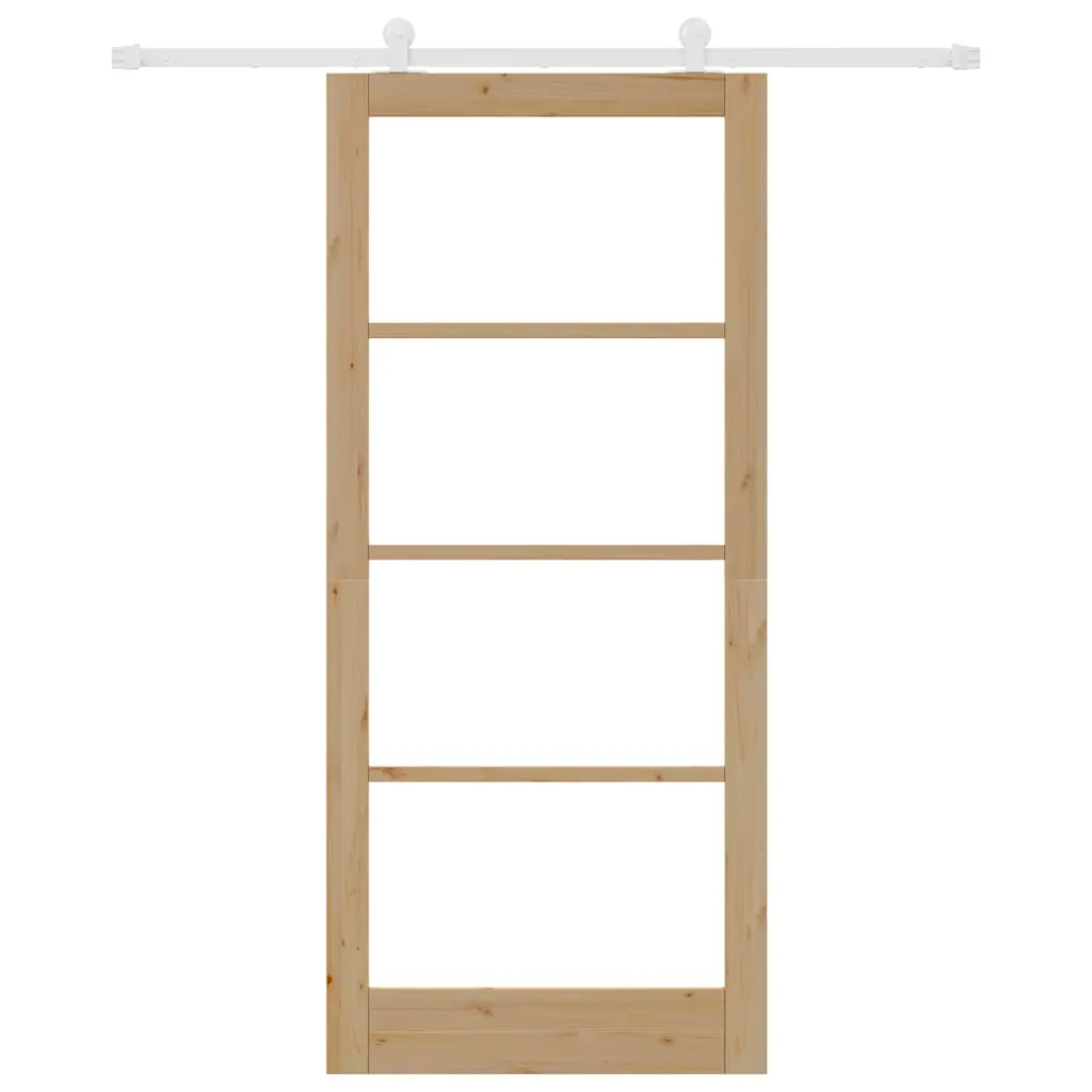 Männipuidust ja klaasist lükanduks ORKDAL, neutraalne, 93 x 211 cm
