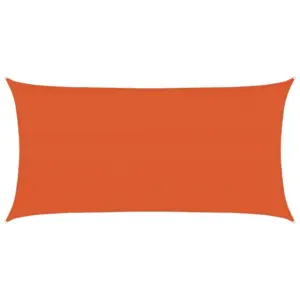 Päikesepuri HDPE 160 g/m², oranž, ristkülik 3 x 6 m