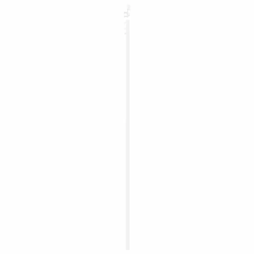 Valge männipuidust liuguks Orkdal karastatud klaasiga, 93 x 232 cm