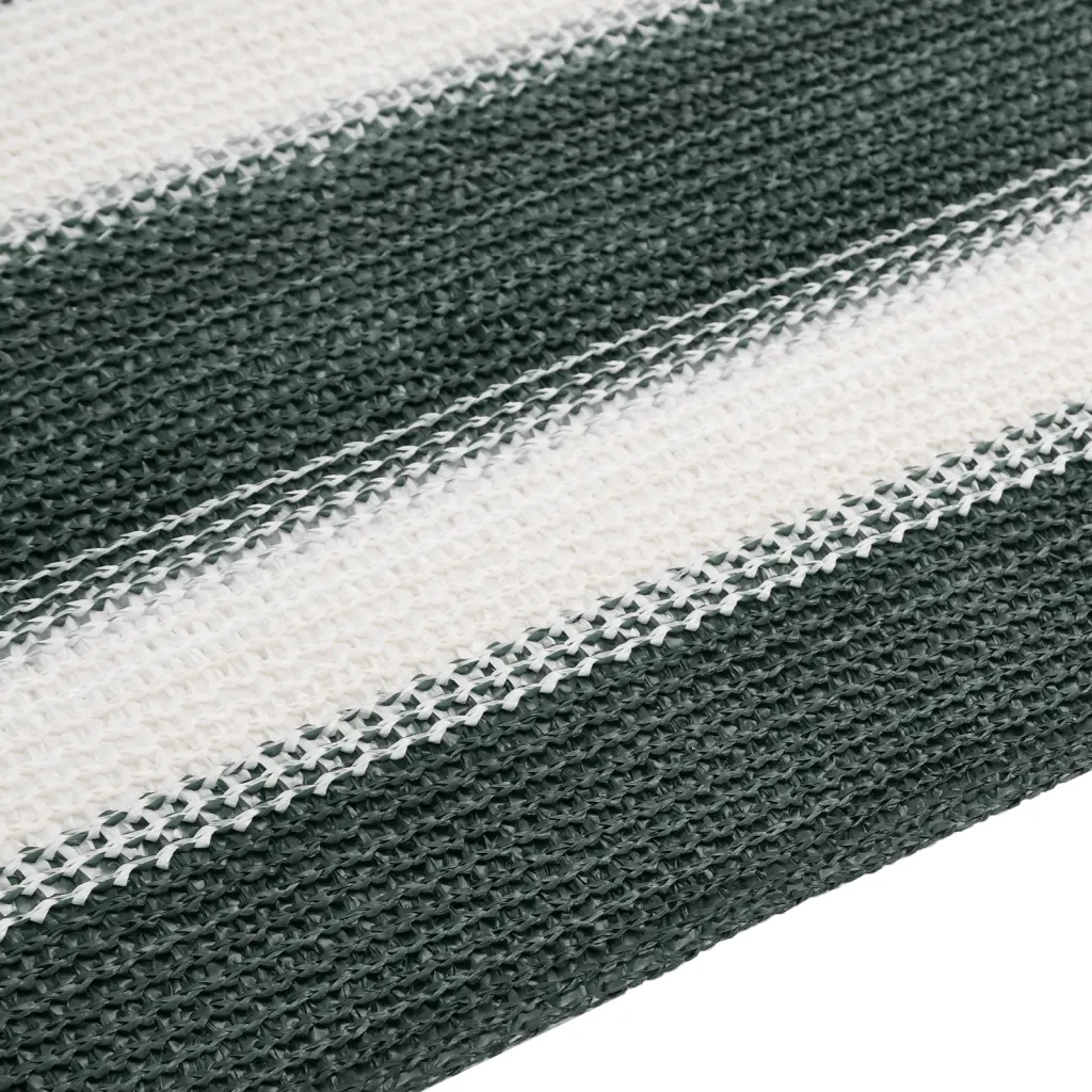 HDPE privaatsusvõrk rõdule ja aeda, roheline-valge, 1,8 x 50 m, 75 g/m²
