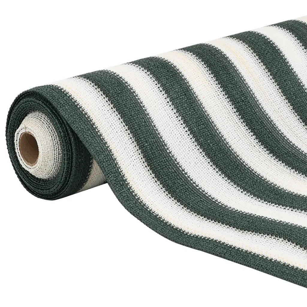 Privaatsusvõrk rõdule ja aeda, roheline-valge HDPE, 1,5 x 10 m, 150 g/m²