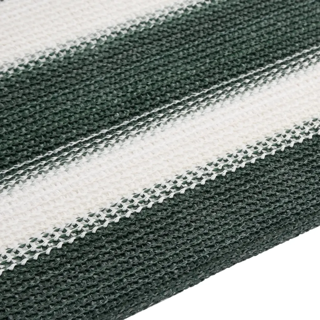 Privaatsusvõrk rõdule ja aeda, roheline/valge HDPE, 1,8 x 25 m, 195 g/m²