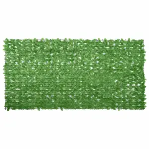 Roheliste lehtedega rõdusirm, polüetüleenist ja kangast, 300 x 150 cm
