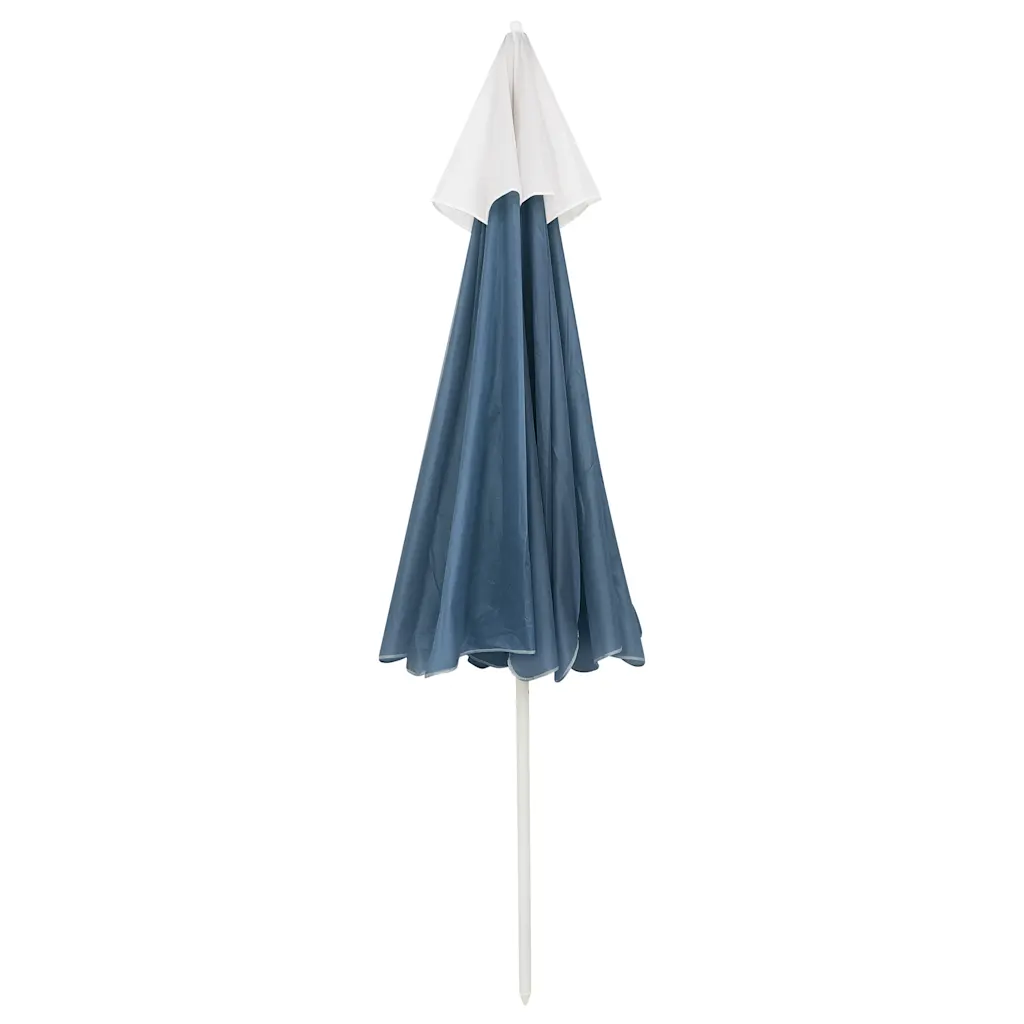 Kallutatav rannapäikesevari, sinine, 240 cm, vee- ja UV-kindel polüester