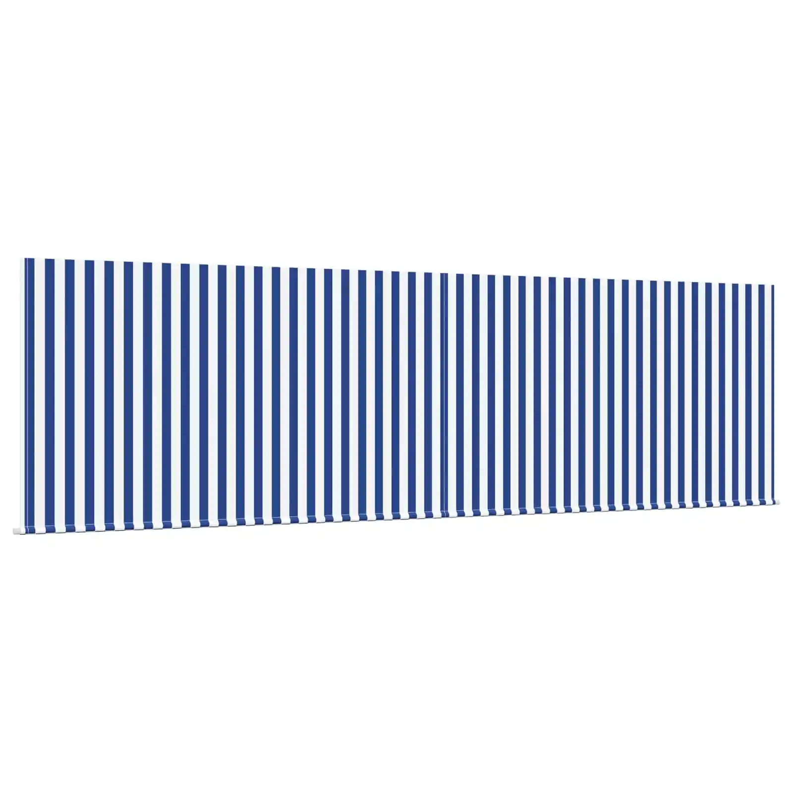 Sissetõmmatav terrassimarkiis reguleeritava rulookangaga, sinine-valge, 400 x 300 cm