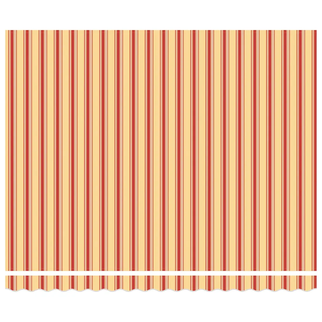 Sissetõmmatav terrassimarkiis kollane ja oranž, 400 x 350 cm, kaugjuhtimisega