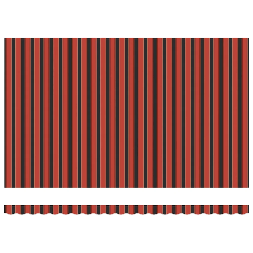 Sissetõmmatav terrassimarkiis LED-valgustuse ja anduritega, oranž-pruun, 500 x 300 cm, polüester