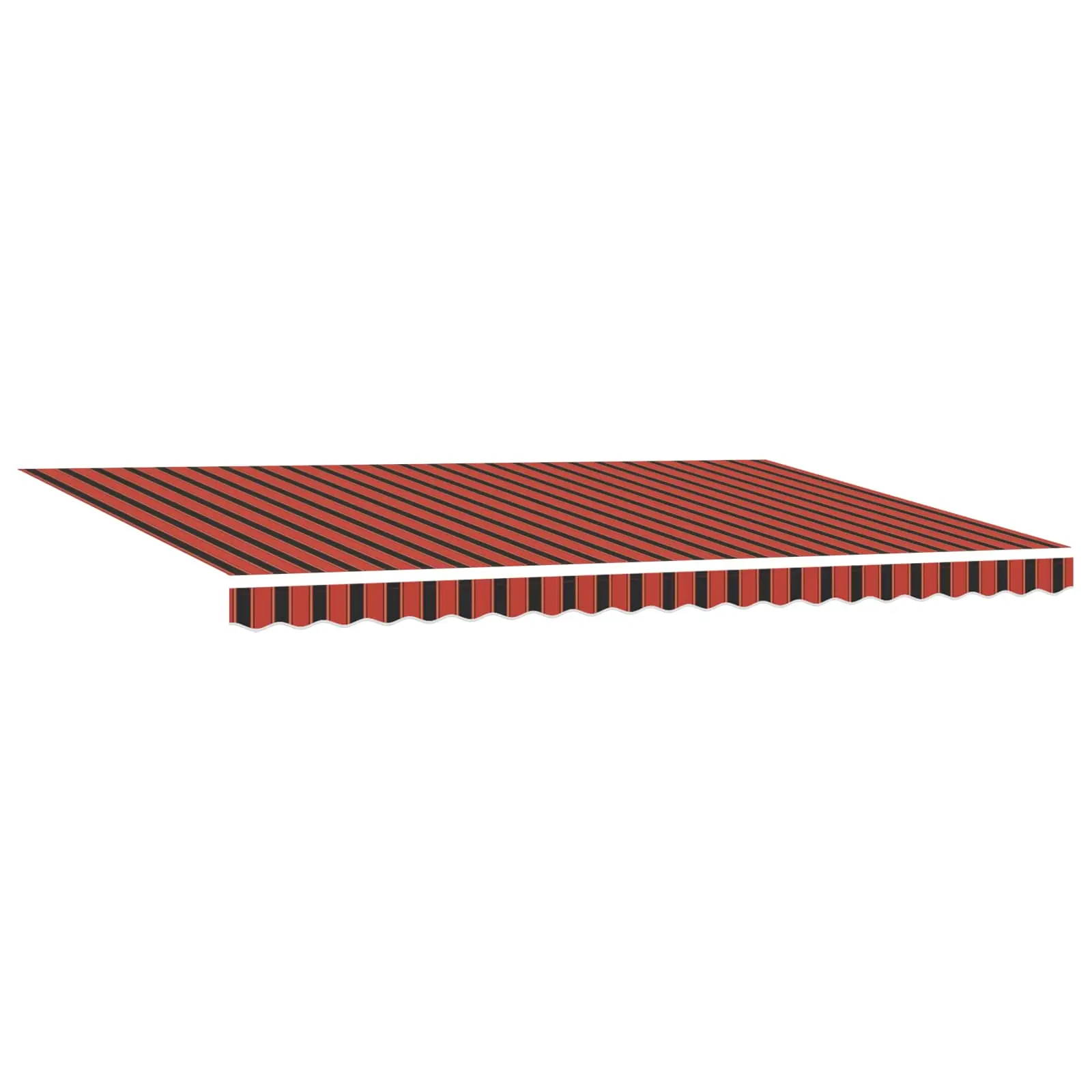 Sissetõmmatav terrassimarkiis LED-valgustuse ja anduritega, oranž-pruun, 500 x 300 cm, polüester