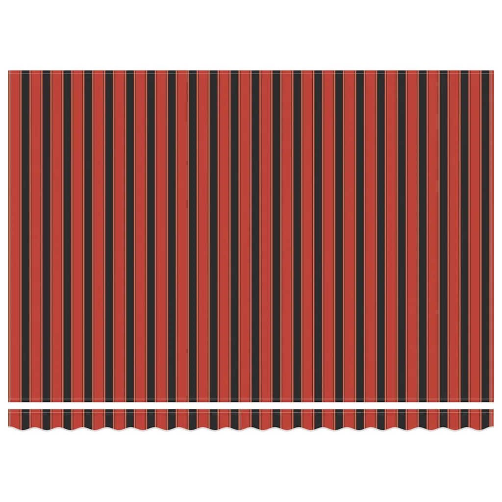 Sissetõmmatav terrassimarkiis LED-valgustusega, oranž-pruun, 450 x 350 cm, polüester