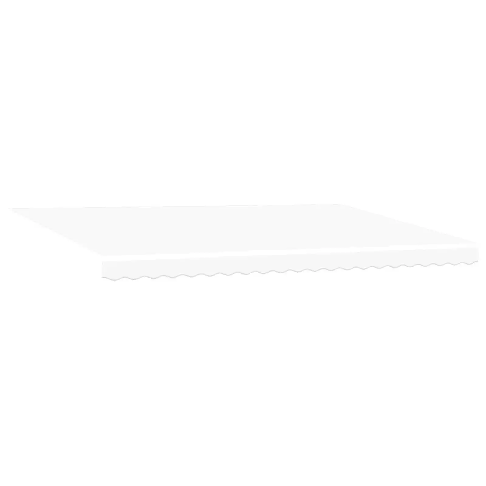 Sissetõmmatav terrassimarkiis LED-valgustusega, valge polüester, 500 x 350 cm, kaugjuhtimise ja tuule- ning valgusanduriga