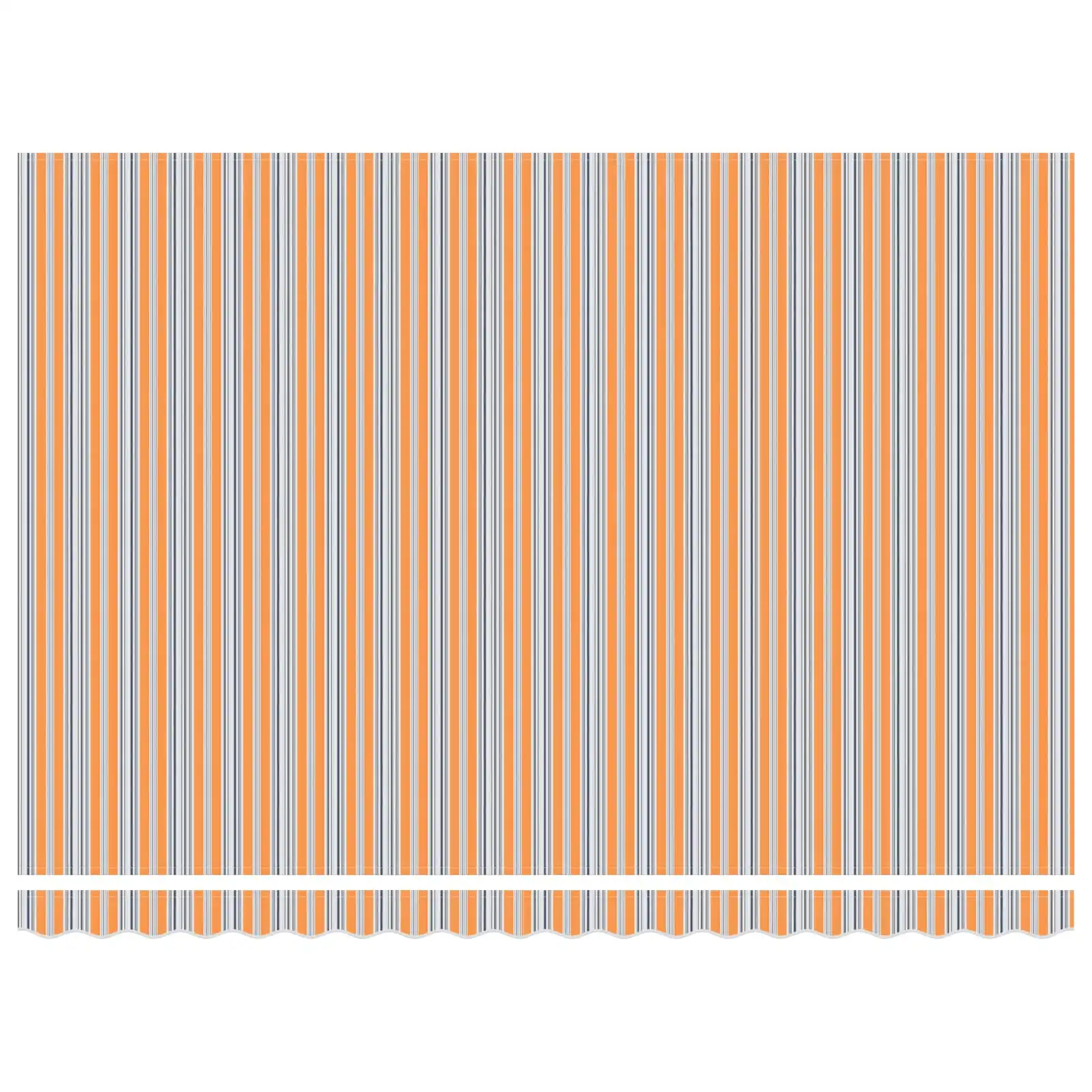 Sissetõmmatav varikatus LED-valgustusega, mitmevärviline, 450 x 350 cm