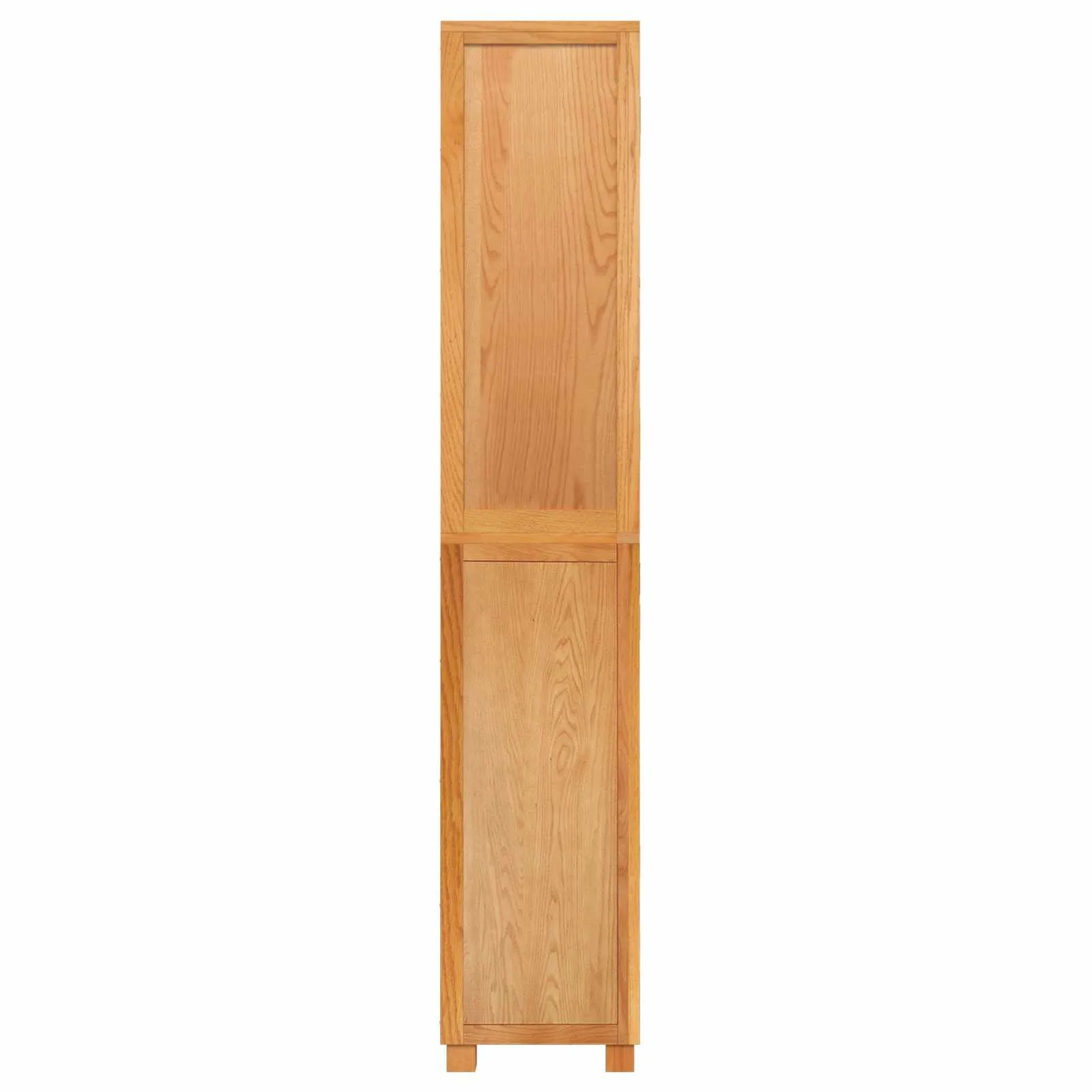 Tammepuidust raamaturiiulite komplekt, 2 tk, naturaalne, 80 x 35 x 185 cm
