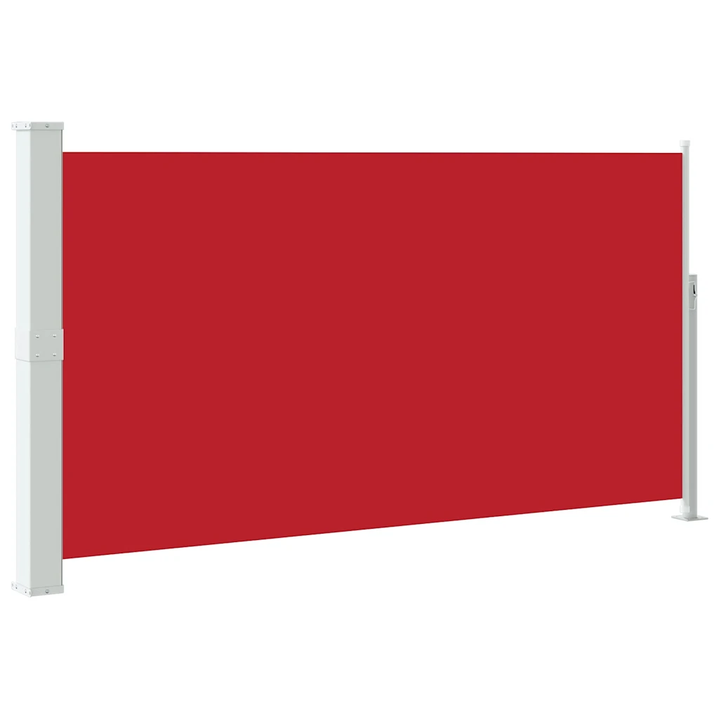 Reguleeritav terrassi külgsirm privaatsuse loomiseks, punane, 160 x 300 cm