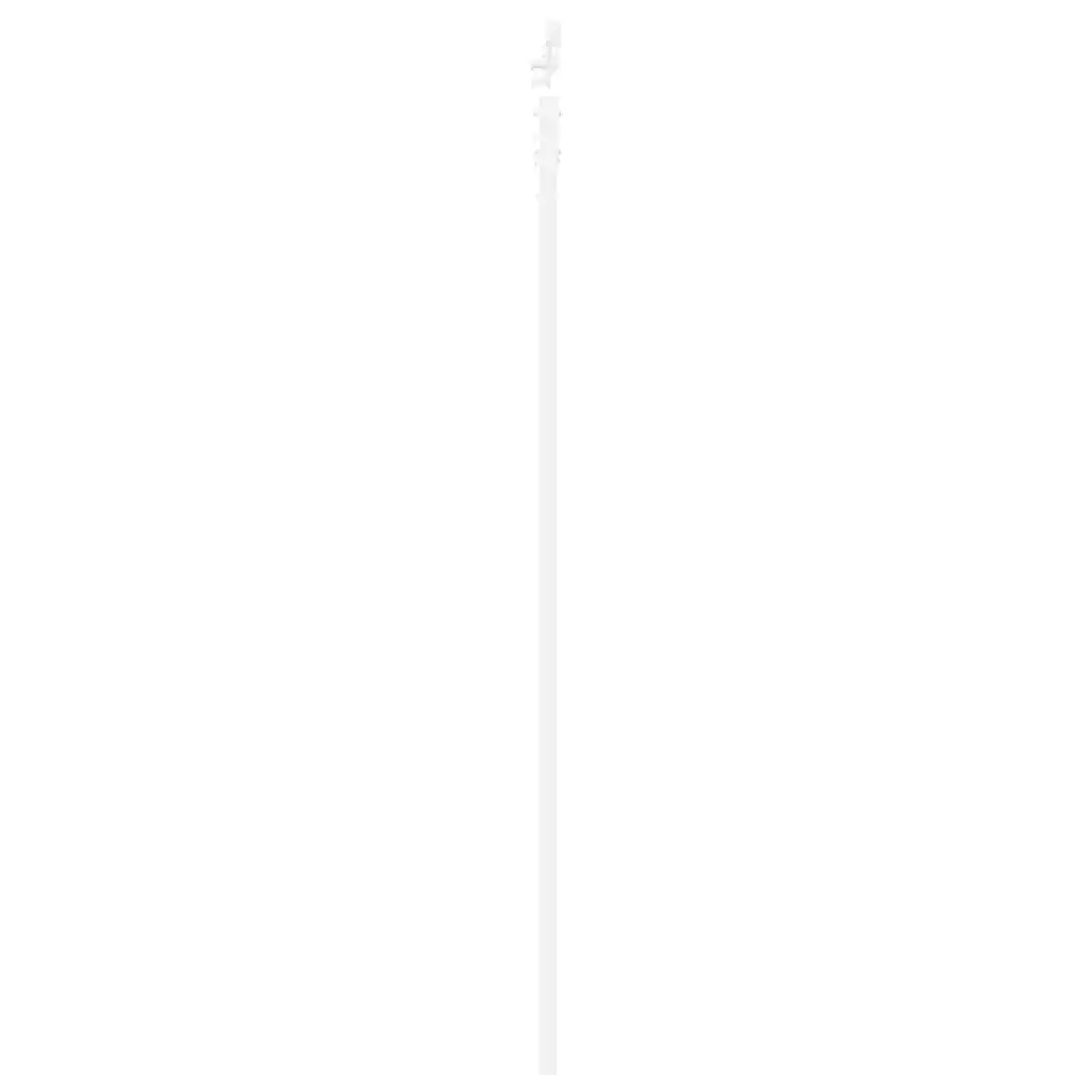 Valge männipuidust ja klaasist liuguks, 83 x 211 cm