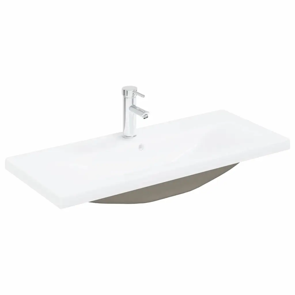 Rippuv vannitoa valamukapp 2 sahtliga, peegli ja kraanikausiga, must tamm, 90 cm, 3-osaline komplekt