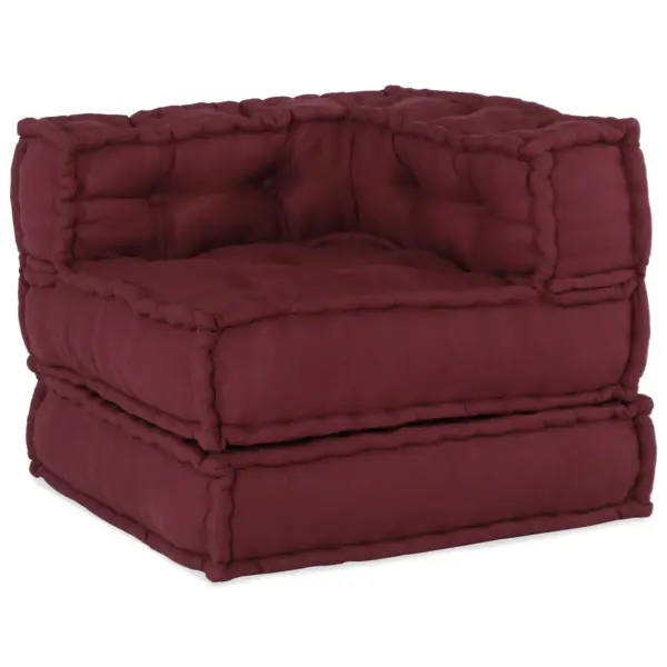 3-osaline mooduldiivan Bordeaux kangast, 210 x 70 x 56 cm - 5