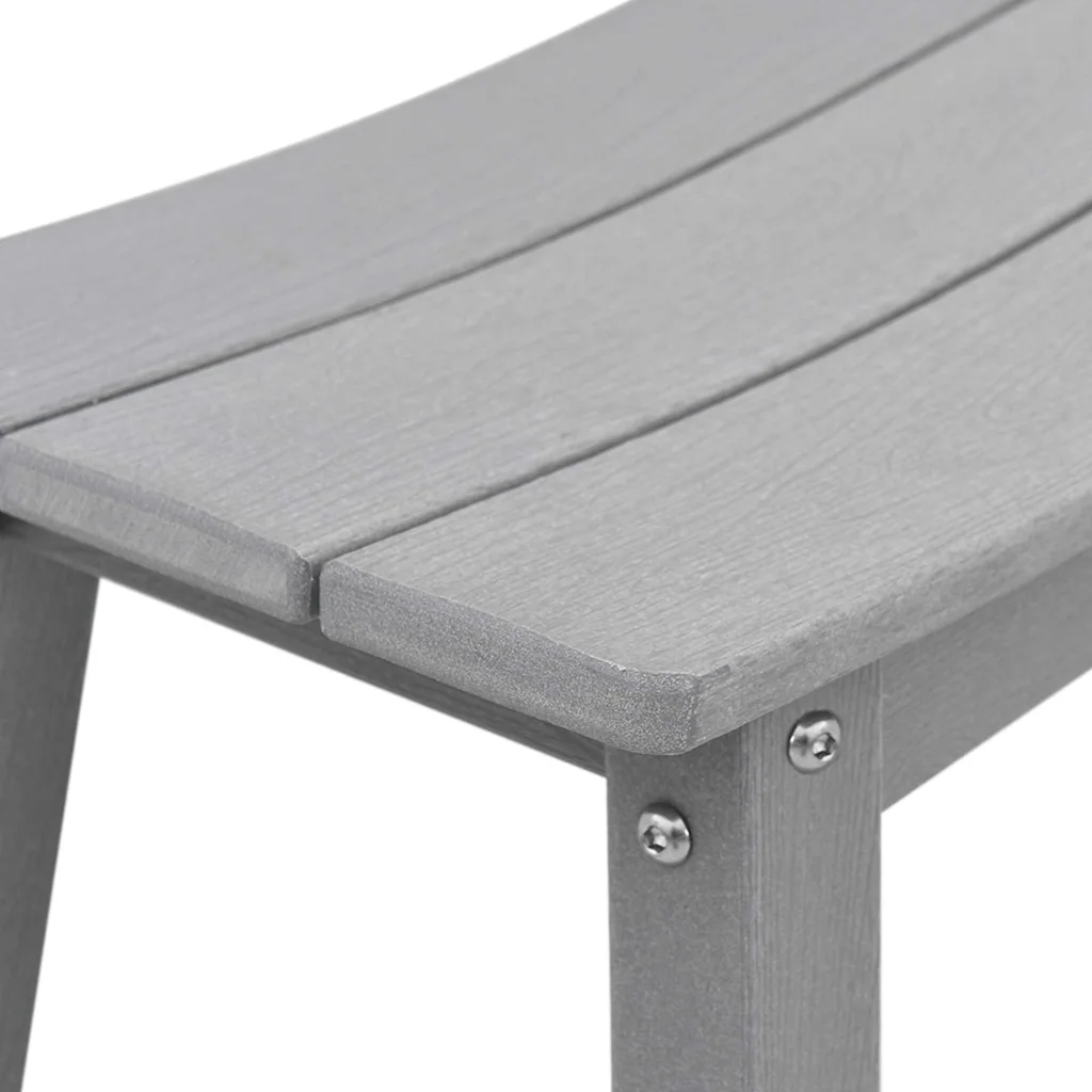 Aia baarikomplekt baarilaua ja 6 taburettiga, helehall HDPE