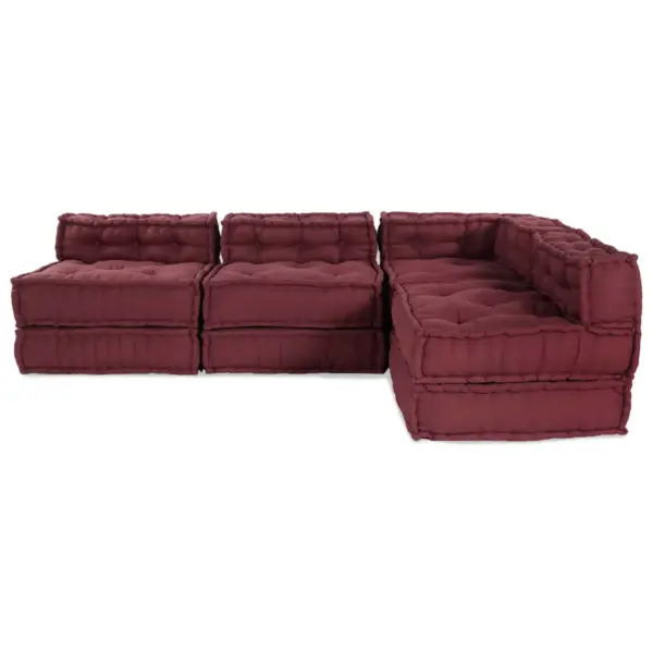 Bordeaux kangast 4-osaline mooduldiivan, 210 x 140 x 56 cm - 5