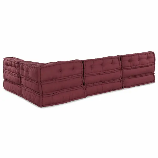 Bordeaux kangast 4-osaline mooduldiivan, 210 x 140 x 56 cm - 6