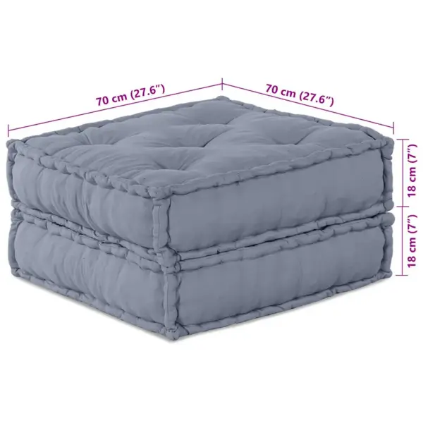 Hall modulaarne kangast diivanikomplekt, 4-osaline, 210 x 140 x 56 cm - 13