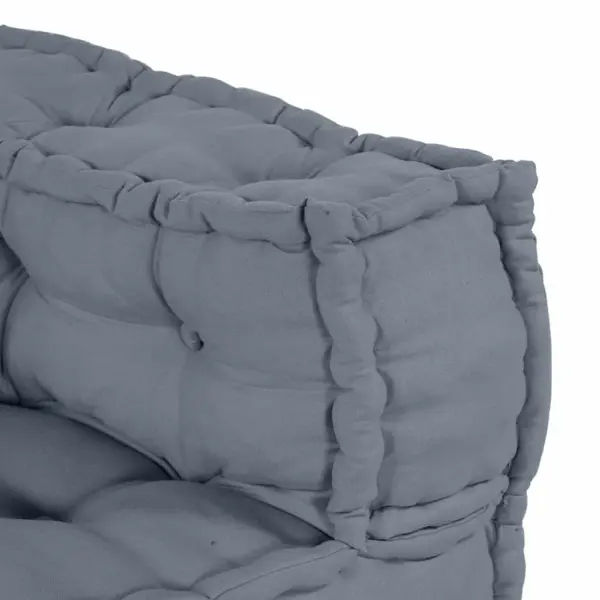 Modulaarne nurgadiivan 4-osaline, hall kangas, 210 x 140 x 56 cm - 10