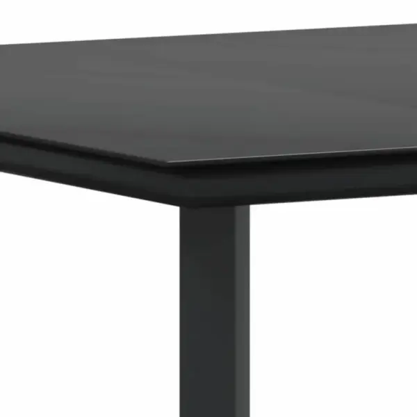 9-osaline hall polürotangist aiamööbli komplekt patjadega, laud 200 x 100 cm - 11