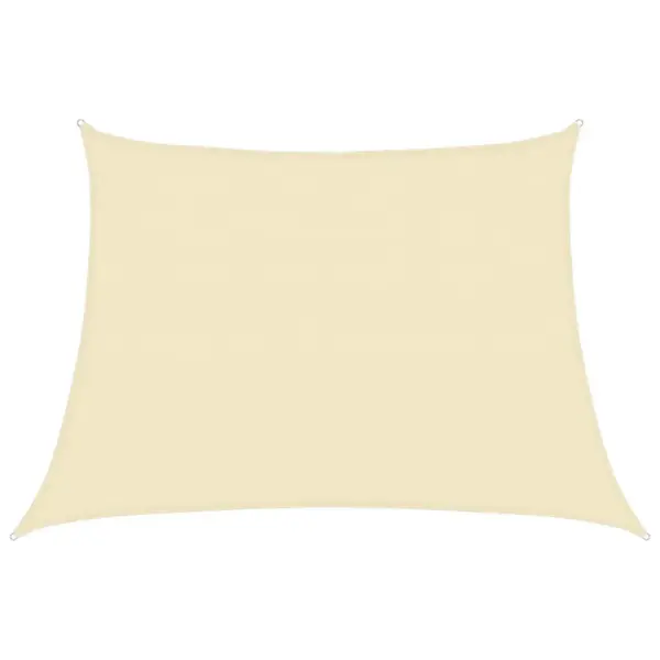 HDPE päikesevarjupuri, trapets, 4/5 x 3 m, kreemjasvalge - 2