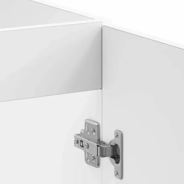 Läikevalge köögikapp Kalmar 2 sileda uksega, 80 x 46 x 81,5 cm, tehispuit - 6