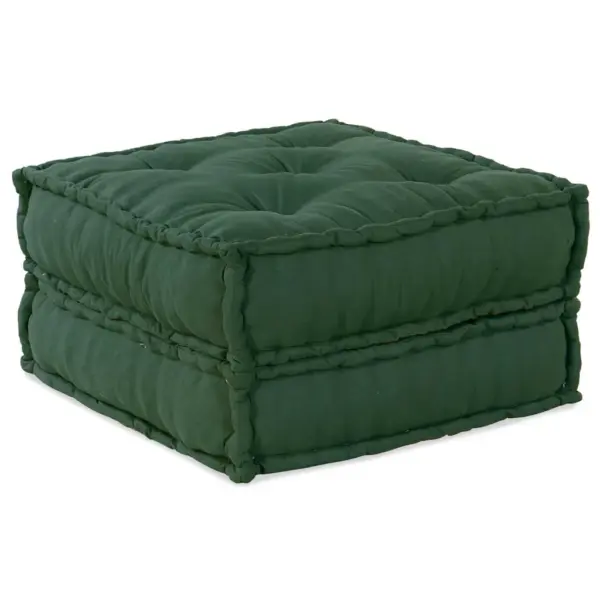 Modulaarne lounge-diivan, 2-osaline, roheline kangas, 140 x 70 x 36 cm - 3