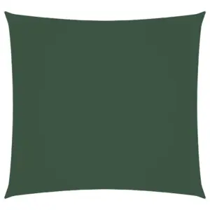 Veekindel UV-kaitsega kandiline päikesepuri, tumeroheline oxford-kangas, 6 x 6 m